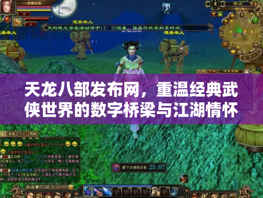 天龙八部发布网，重温经典武侠世界的数字桥梁与江湖情怀