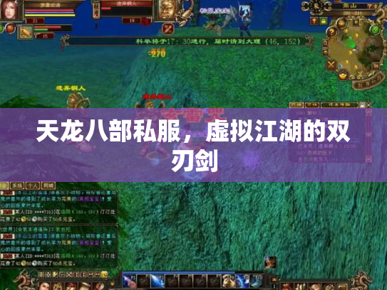 天龙八部私服，虚拟江湖的双刃剑