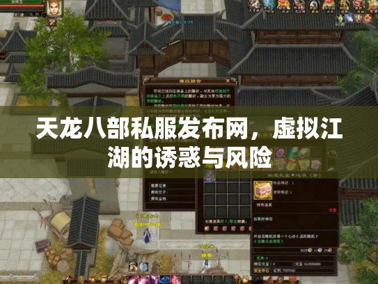 天龙八部私服发布网，虚拟江湖的诱惑与风险