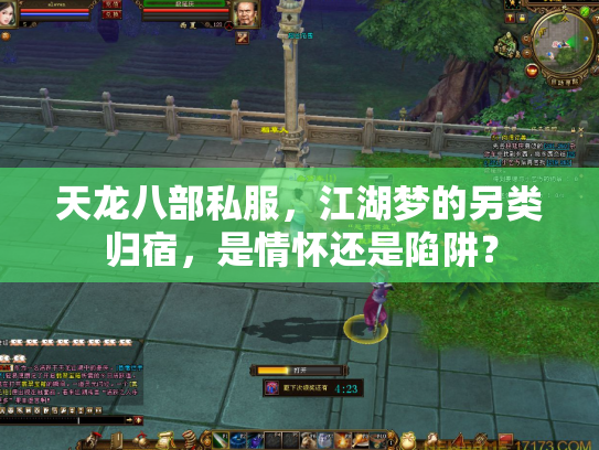 天龙八部私服，江湖梦的另类归宿，是情怀还是陷阱？