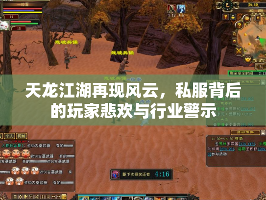 天龙江湖再现风云，私服背后的玩家悲欢与行业警示