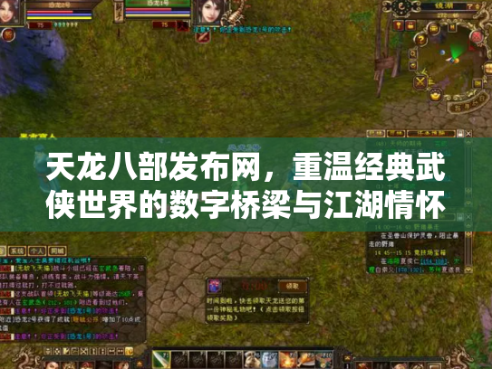 天龙八部发布网，重温经典武侠世界的数字桥梁与江湖情怀