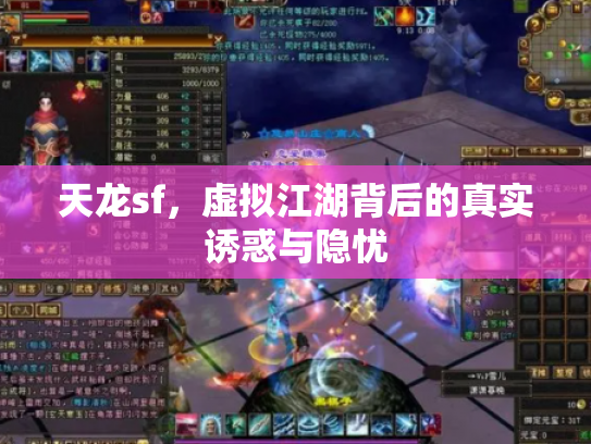 天龙sf，虚拟江湖背后的真实诱惑与隐忧