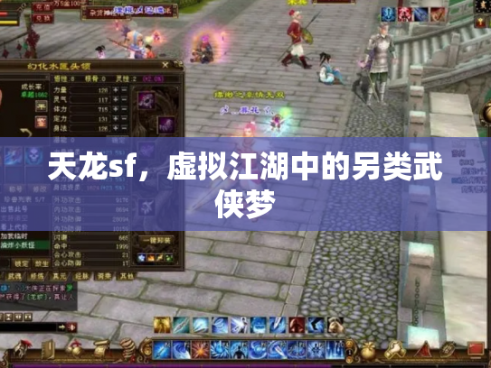 天龙sf，虚拟江湖中的另类武侠梦