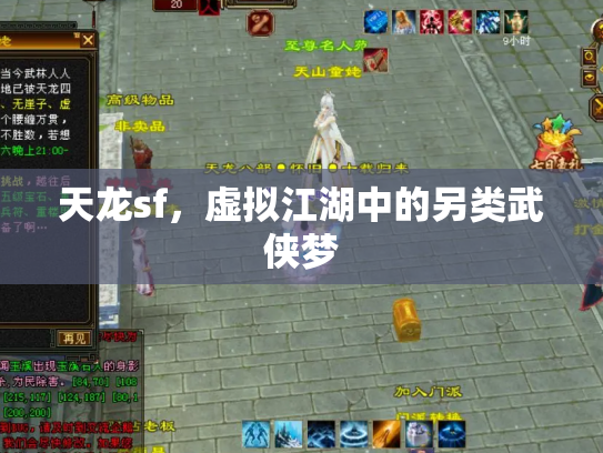 天龙sf，虚拟江湖中的另类武侠梦
