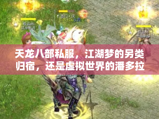 天龙八部私服，江湖梦的另类归宿，还是虚拟世界的潘多拉魔盒？