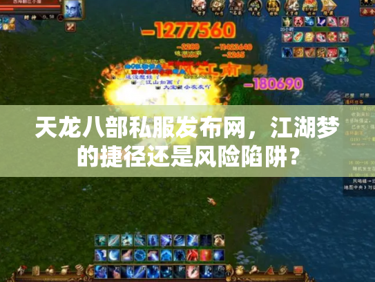 天龙八部私服发布网，江湖梦的捷径还是风险陷阱？