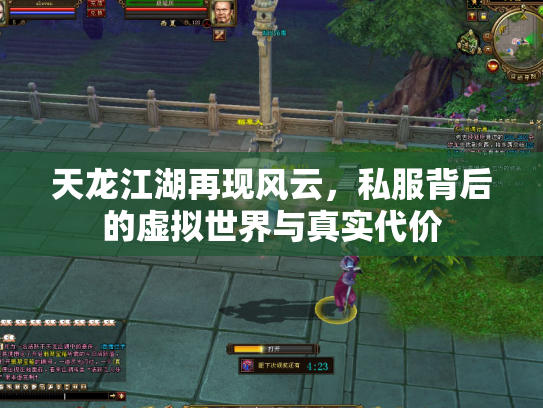 天龙江湖再现风云，私服背后的虚拟世界与真实代价