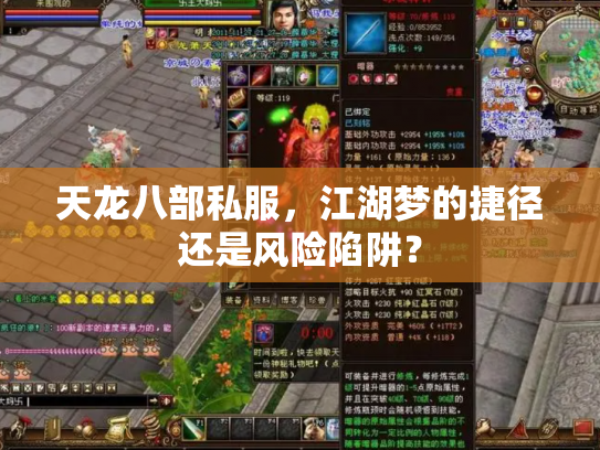 天龙八部私服，江湖梦的捷径还是风险陷阱？