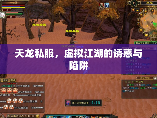 天龙私服，虚拟江湖的诱惑与陷阱