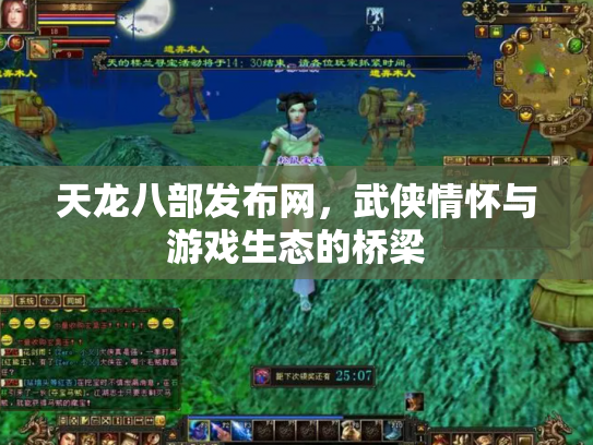 天龙八部发布网，武侠情怀与游戏生态的桥梁