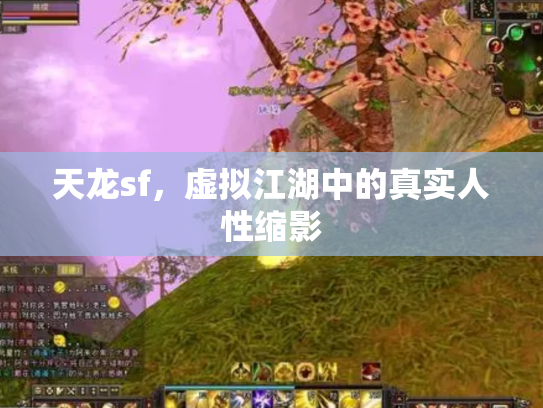 天龙sf，虚拟江湖中的真实人性缩影