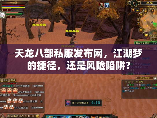天龙八部私服发布网，江湖梦的捷径，还是风险陷阱？