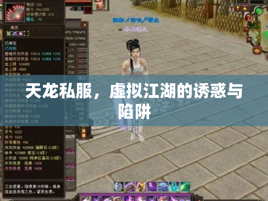 天龙私服，虚拟江湖的诱惑与陷阱