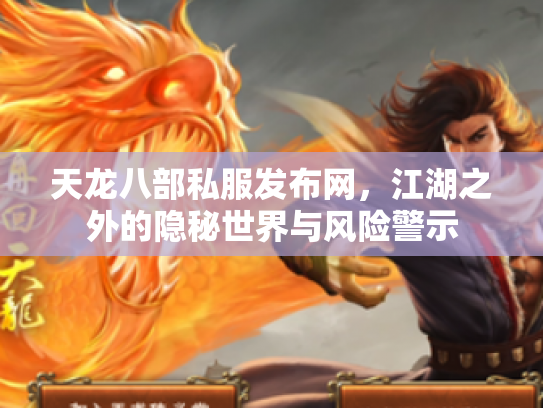 天龙八部私服发布网，江湖之外的隐秘世界与风险警示