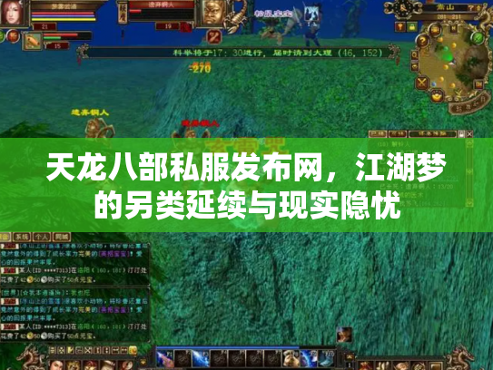 天龙八部私服发布网，江湖梦的另类延续与现实隐忧