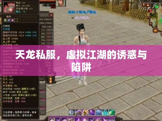 天龙私服,虚拟江湖的诱惑与陷阱 天龙私服,虚拟江湖的诱惑与陷阱
