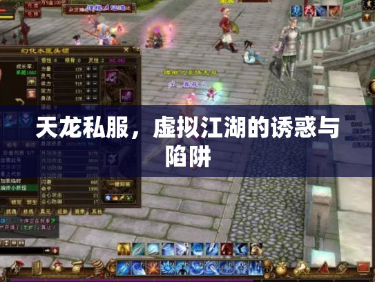 天龙私服,虚拟江湖的诱惑与陷阱 天龙私服,虚拟江湖的诱惑与陷阱