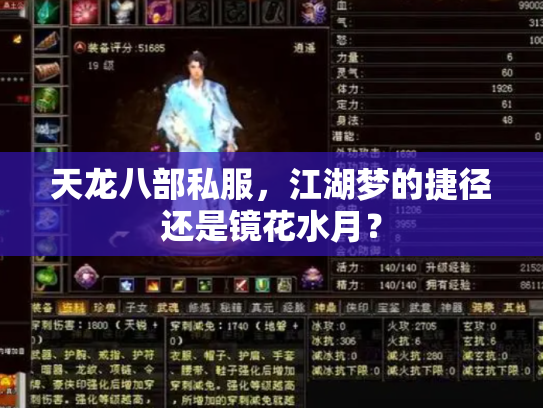 天龙八部私服,江湖梦的捷径还是镜花水月? 天龙八部私服,江湖梦的捷径还是镜花水月?