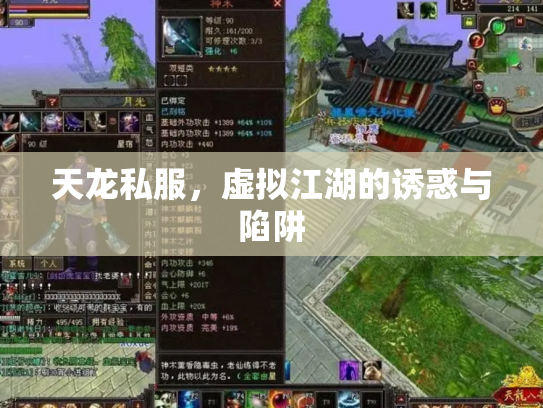 天龙私服，虚拟江湖的诱惑与陷阱