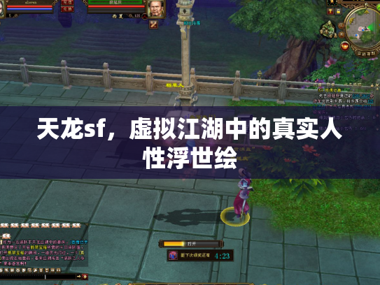 天龙sf，虚拟江湖中的真实人性浮世绘