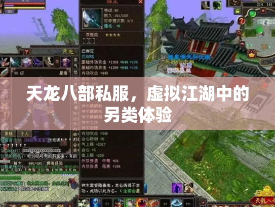 天龙八部私服，虚拟江湖中的另类体验