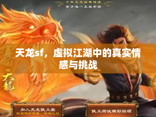 天龙sf，虚拟江湖中的真实情感与挑战