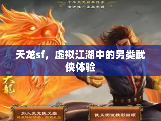 天龙sf，虚拟江湖中的另类武侠体验