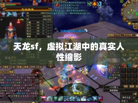 天龙sf，虚拟江湖中的真实人性缩影
