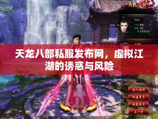 天龙八部私服发布网，虚拟江湖的诱惑与风险