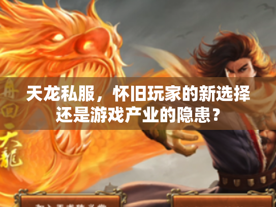 天龙私服，怀旧玩家的新选择还是游戏产业的隐患？