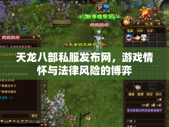 天龙八部私服发布网，游戏情怀与法律风险的博弈