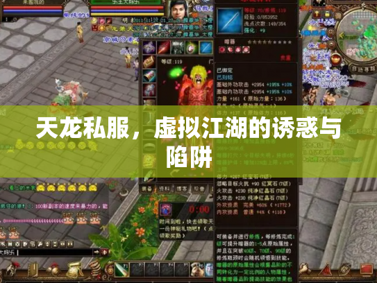 天龙私服，虚拟江湖的诱惑与陷阱