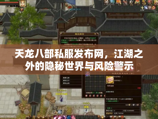 天龙八部私服发布网，江湖之外的隐秘世界与风险警示