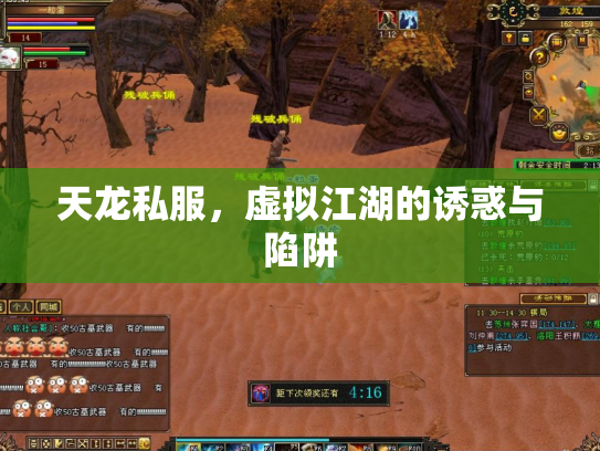 天龙私服，虚拟江湖的诱惑与陷阱