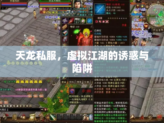 天龙私服，虚拟江湖的诱惑与陷阱