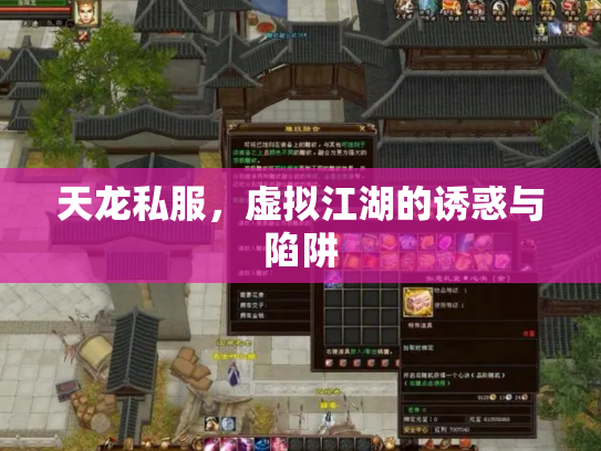 天龙私服，虚拟江湖的诱惑与陷阱