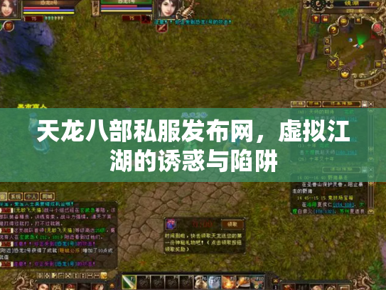 天龙八部私服发布网，虚拟江湖的诱惑与陷阱