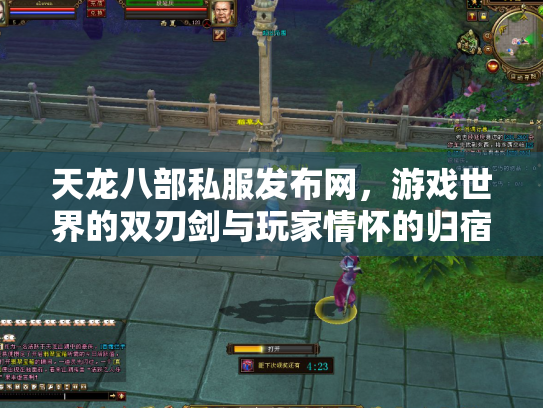 天龙八部私服发布网，游戏世界的双刃剑与玩家情怀的归宿
