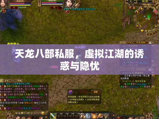 天龙八部私服，虚拟江湖的诱惑与隐忧