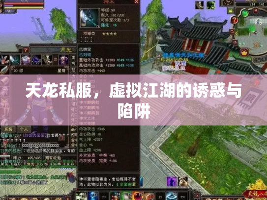 天龙私服，虚拟江湖的诱惑与陷阱
