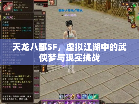 天龙八部SF，虚拟江湖中的武侠梦与现实挑战