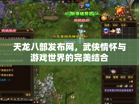 天龙八部发布网，武侠情怀与游戏世界的完美结合