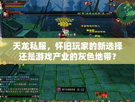天龙私服，怀旧玩家的新选择还是游戏产业的灰色地带？