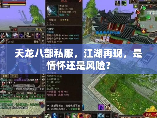 天龙八部私服，江湖再现，是情怀还是风险？