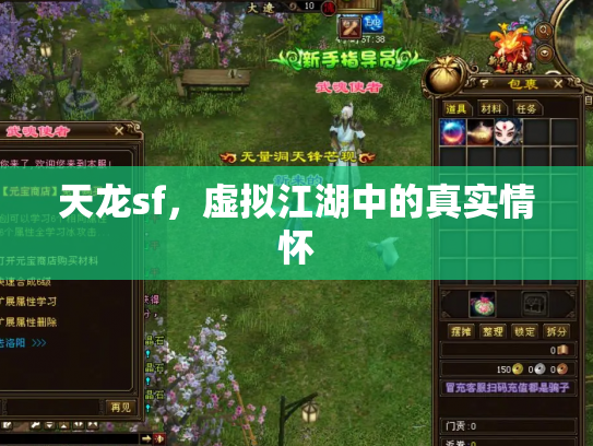 天龙sf，虚拟江湖中的真实情怀