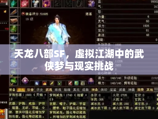 天龙八部SF，虚拟江湖中的武侠梦与现实挑战