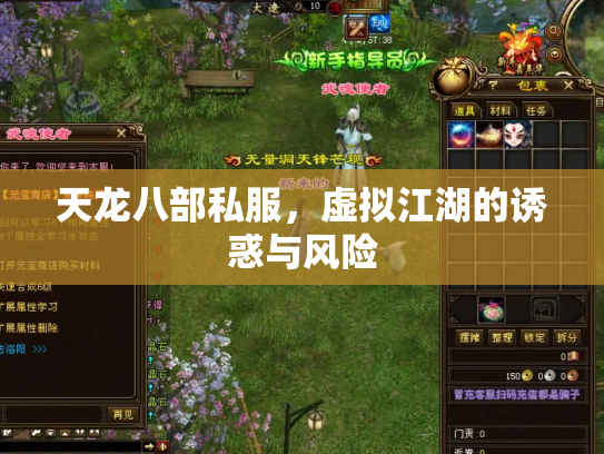 天龙八部私服，虚拟江湖的诱惑与风险