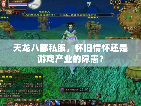 天龙八部私服，怀旧情怀还是游戏产业的隐患？