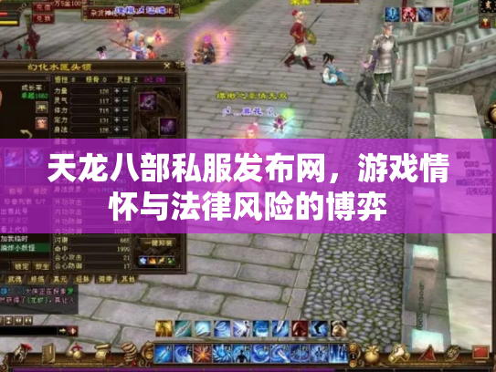 天龙八部私服发布网，游戏情怀与法律风险的博弈